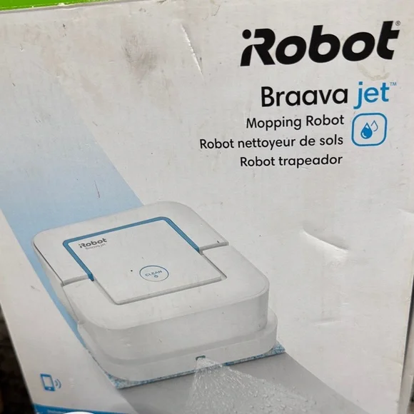 iRobot Braava jet 240 Mopping Robot - White with Blue Accents - Picture 3 of 14
